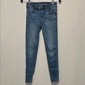 American Eagle Outfitters Blue Jegging Jeans with Stretch